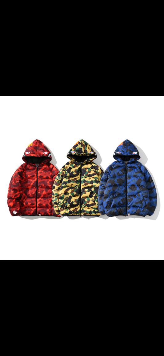 Bape puffer jacket